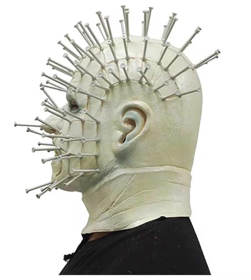 Pinhead маска hellraiser со нокти главата на лицето