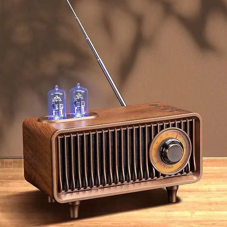 Винтиџ радио AM/FM ретро звучник дрвен мал