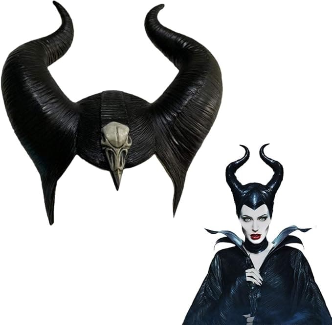 Maleficent маска за Ноќта на вештерките за момчиња (деца) или возрасни